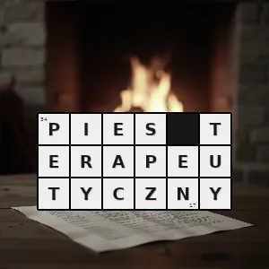 Hasło krzyżówkowe kynoterapia - pies terapeutyczny – rozwiązanie, synonimy, podpowiedzi i definicje krzyżówkowe